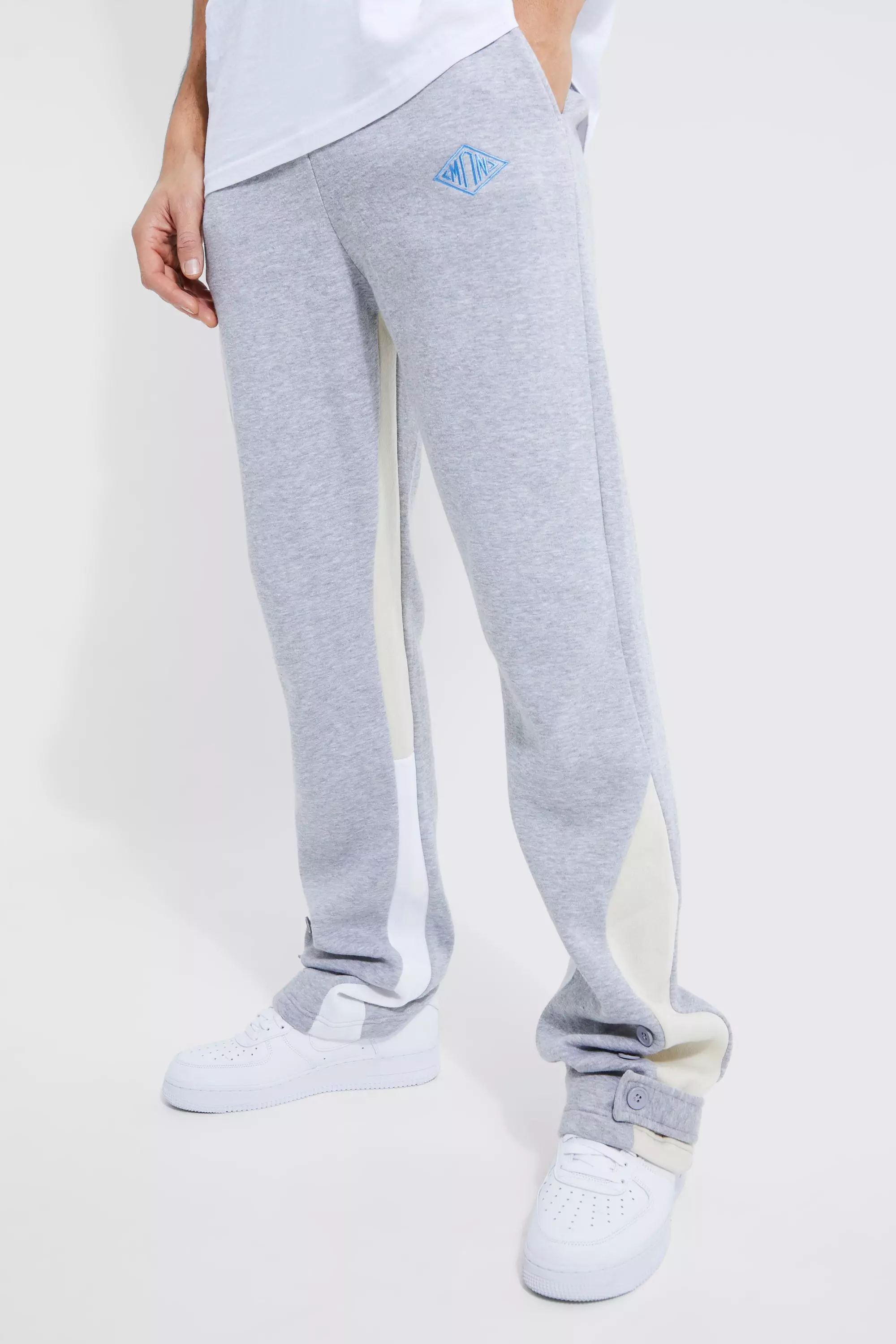 Adidas best sale button joggers